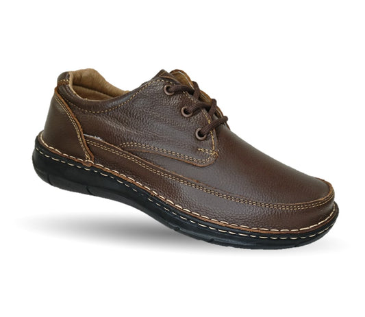 Zapato Casual de piel Riveello 100 Café para hombre