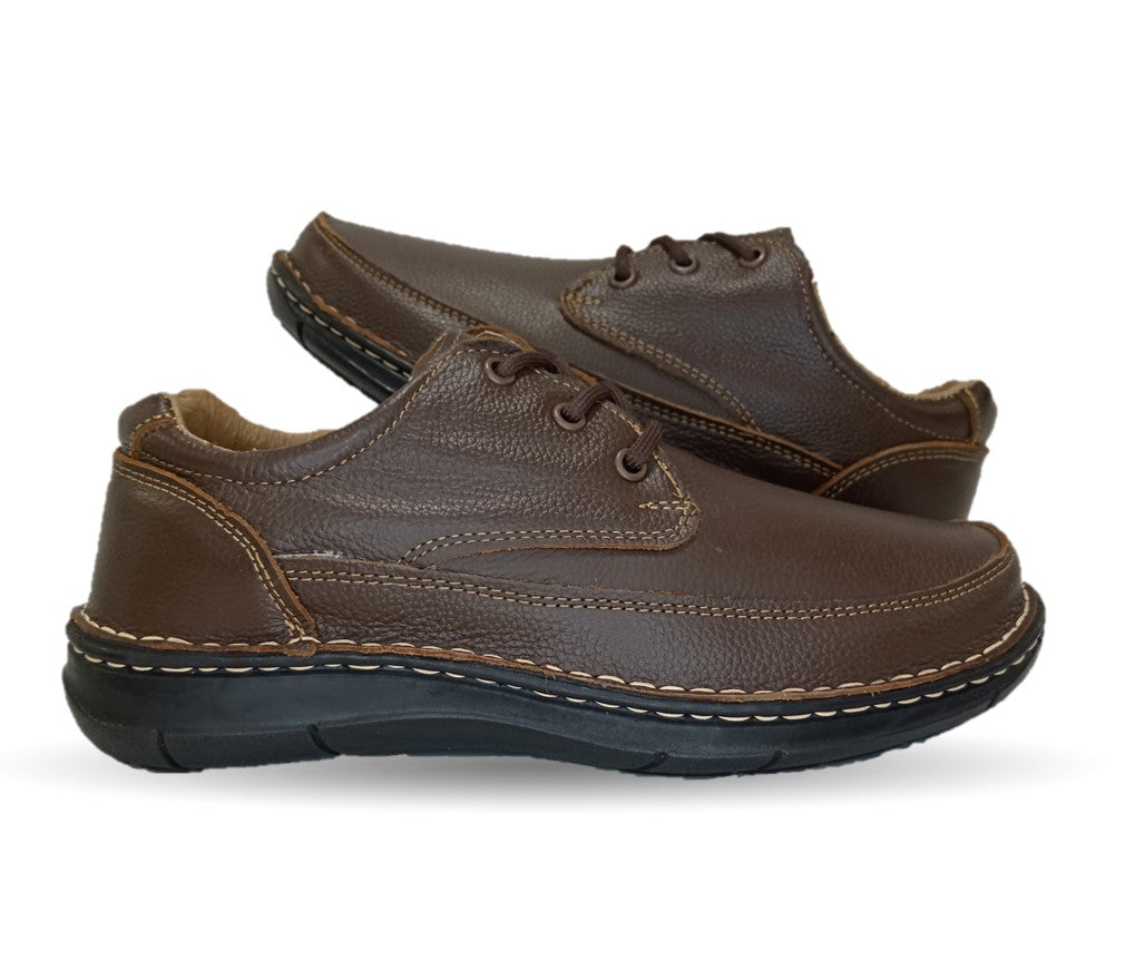 Zapato Casual de piel Riveello 100 Café para hombre
