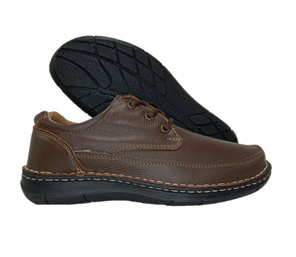 Zapato Casual de piel Riveello 100 Café para hombre