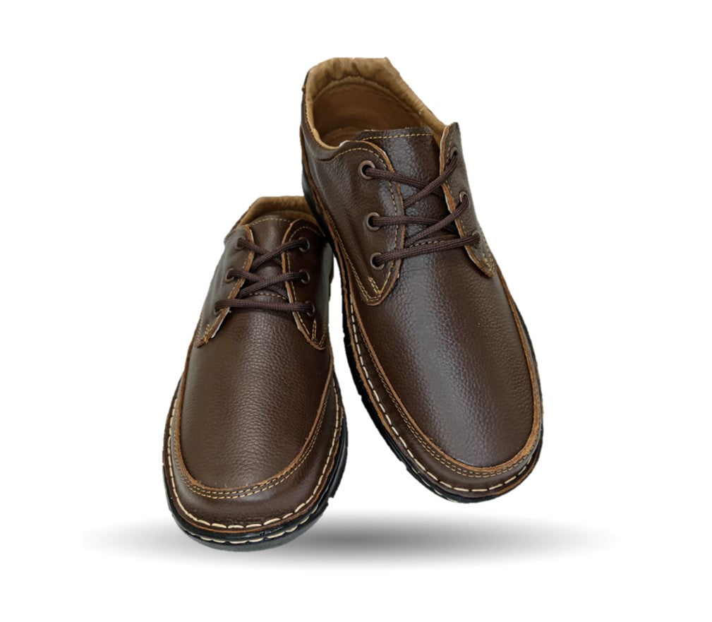 Zapato Casual de piel Riveello 100 Café para hombre