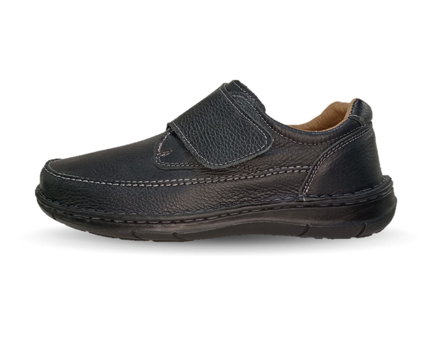 Zapato Casual de piel Riveello 106 Flother Negro para hombre