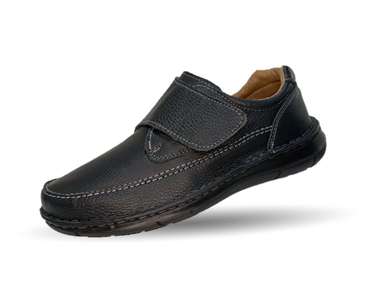 Zapato Casual de piel Riveello 106 Flother Negro para hombre