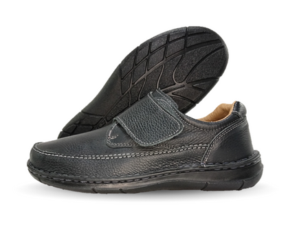 Zapato Casual de piel Riveello 106 Flother Negro para hombre