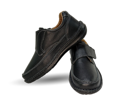 Zapato Casual de piel Riveello 106 Flother Negro para hombre