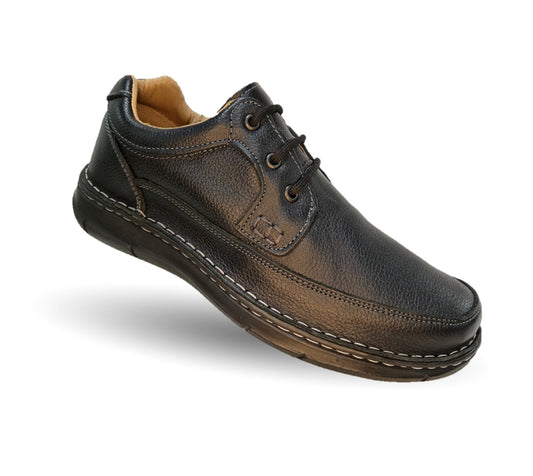Zapato Casual de piel Riveello 110 Negro para hombre