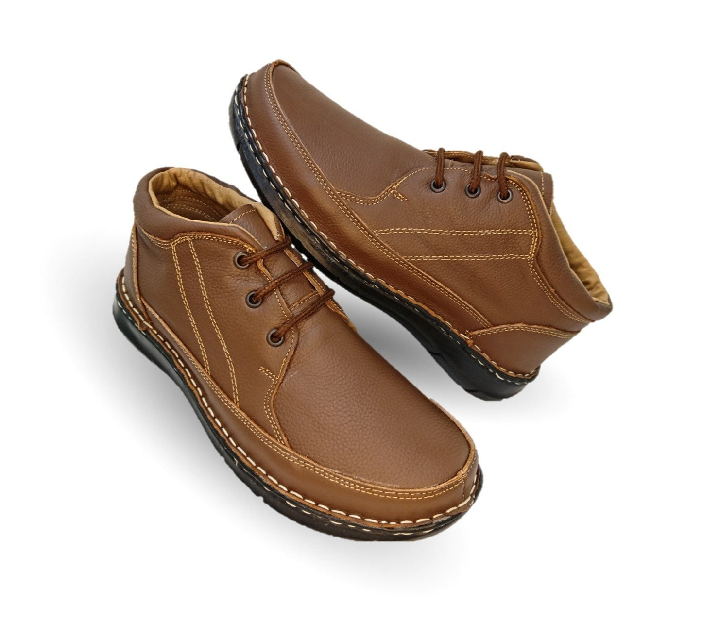 Zapato tipo Bota Casual de piel Riveello 400 Miel para hombre