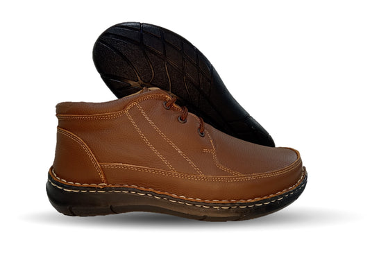 Zapato tipo Bota Casual de piel Riveello 400 Miel para hombre