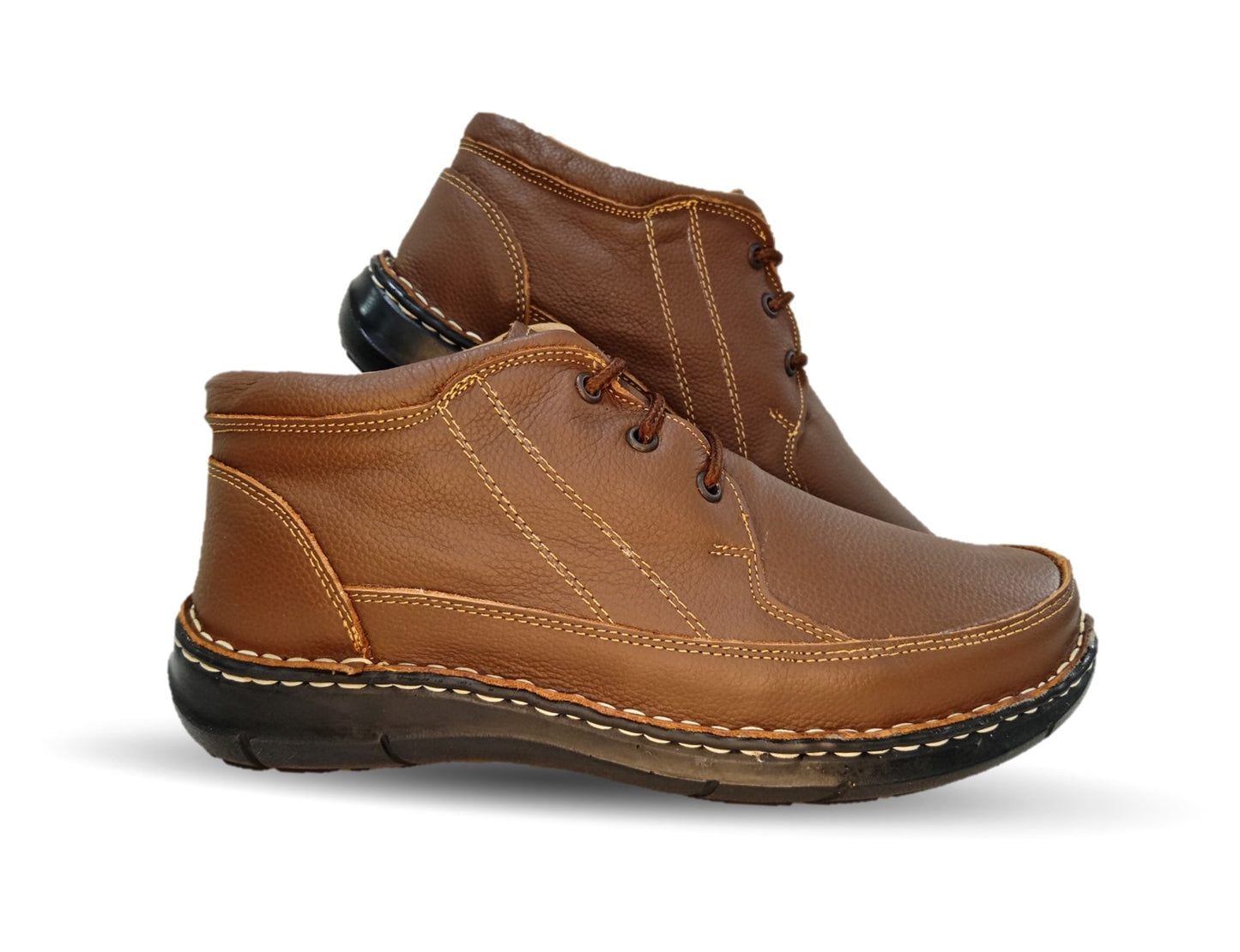 Zapato tipo Bota Casual de piel Riveello 400 Miel para hombre