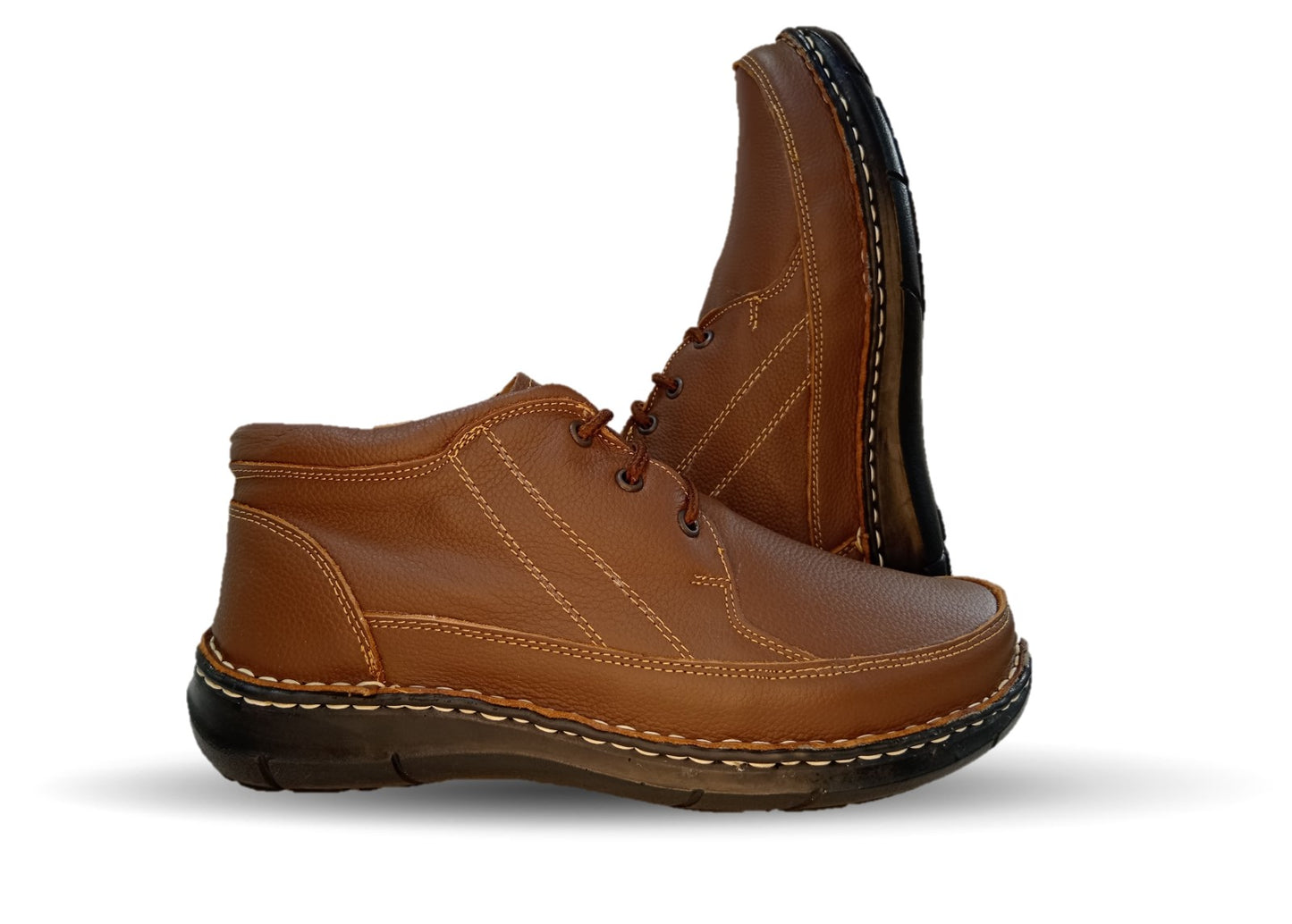 Zapato tipo Bota Casual de piel Riveello 400 Miel para hombre