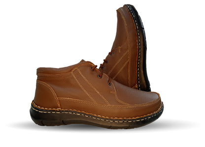 Zapato tipo Bota Casual de piel Riveello 400 Miel para hombre