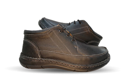 Zapato tipo Bota Casual de piel Riveello 400 Negro para hombre