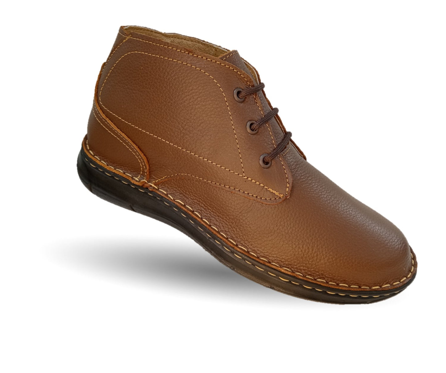 Zapato tipo Bota Casual de piel Riveello 420 Miel para hombre