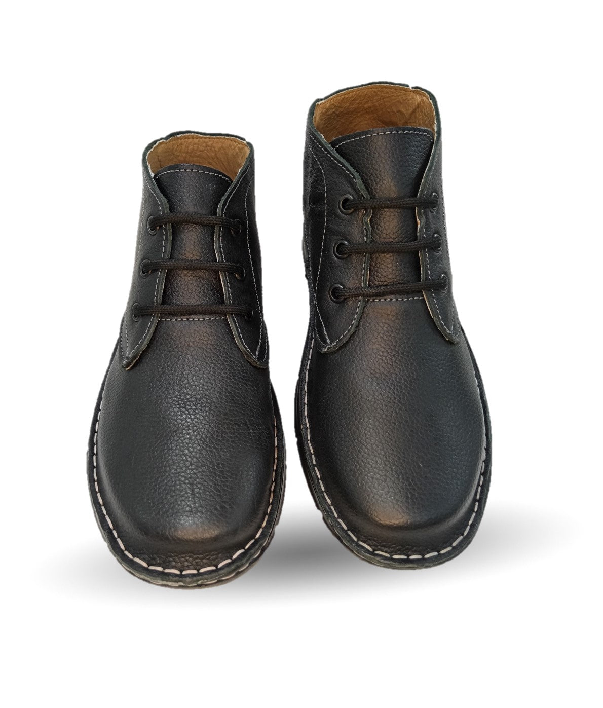 Zapato tipo Bota Casual de piel Riveello 420 Negro para hombre