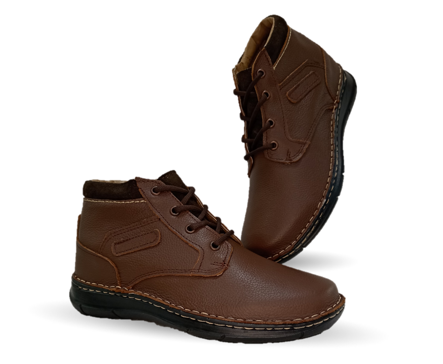 Zapato tipo Bota Casual Riveello 422 Color Miel para hombre