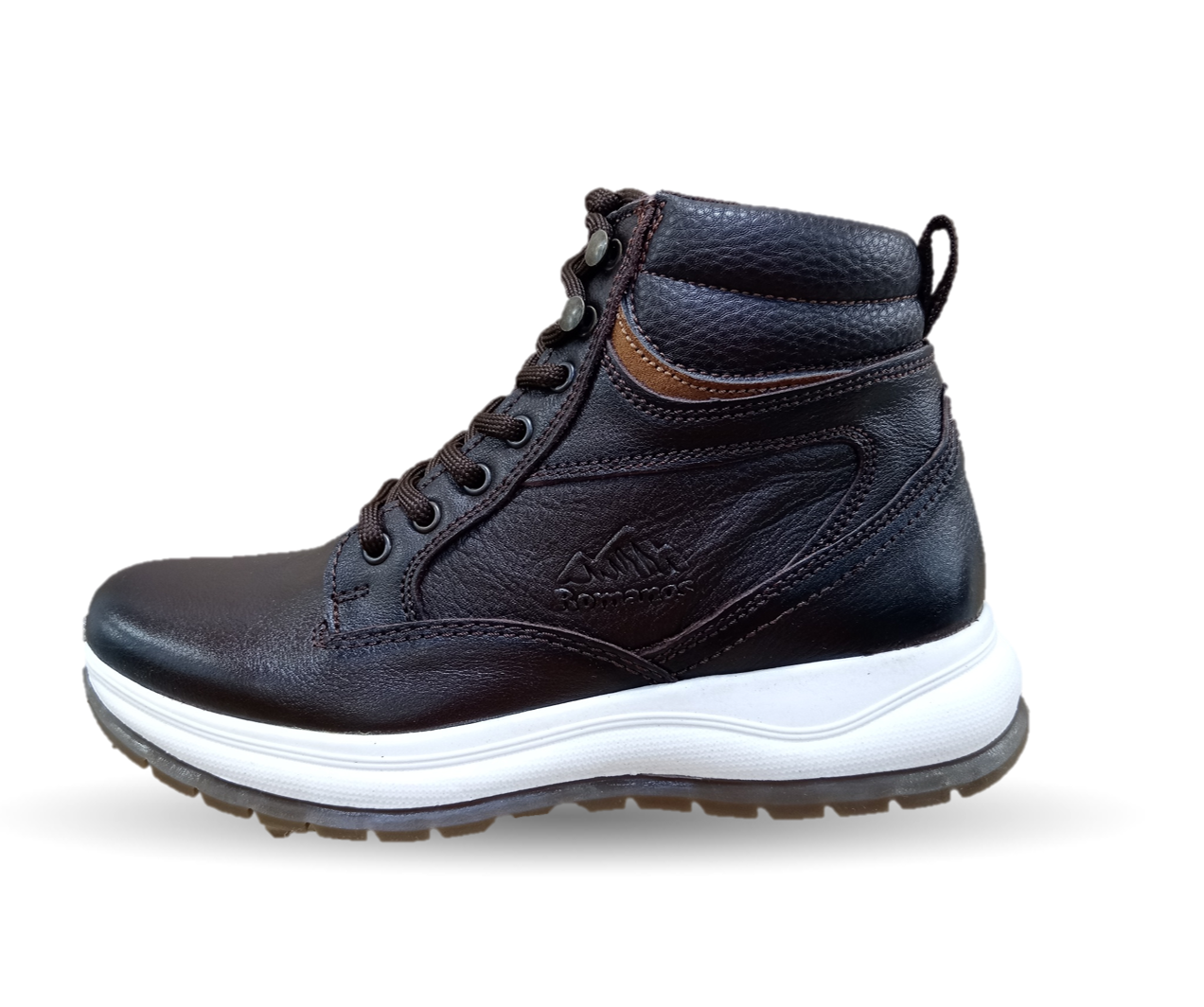 Bota Casual de piel Romano 7881 Lisboa Café para hombre