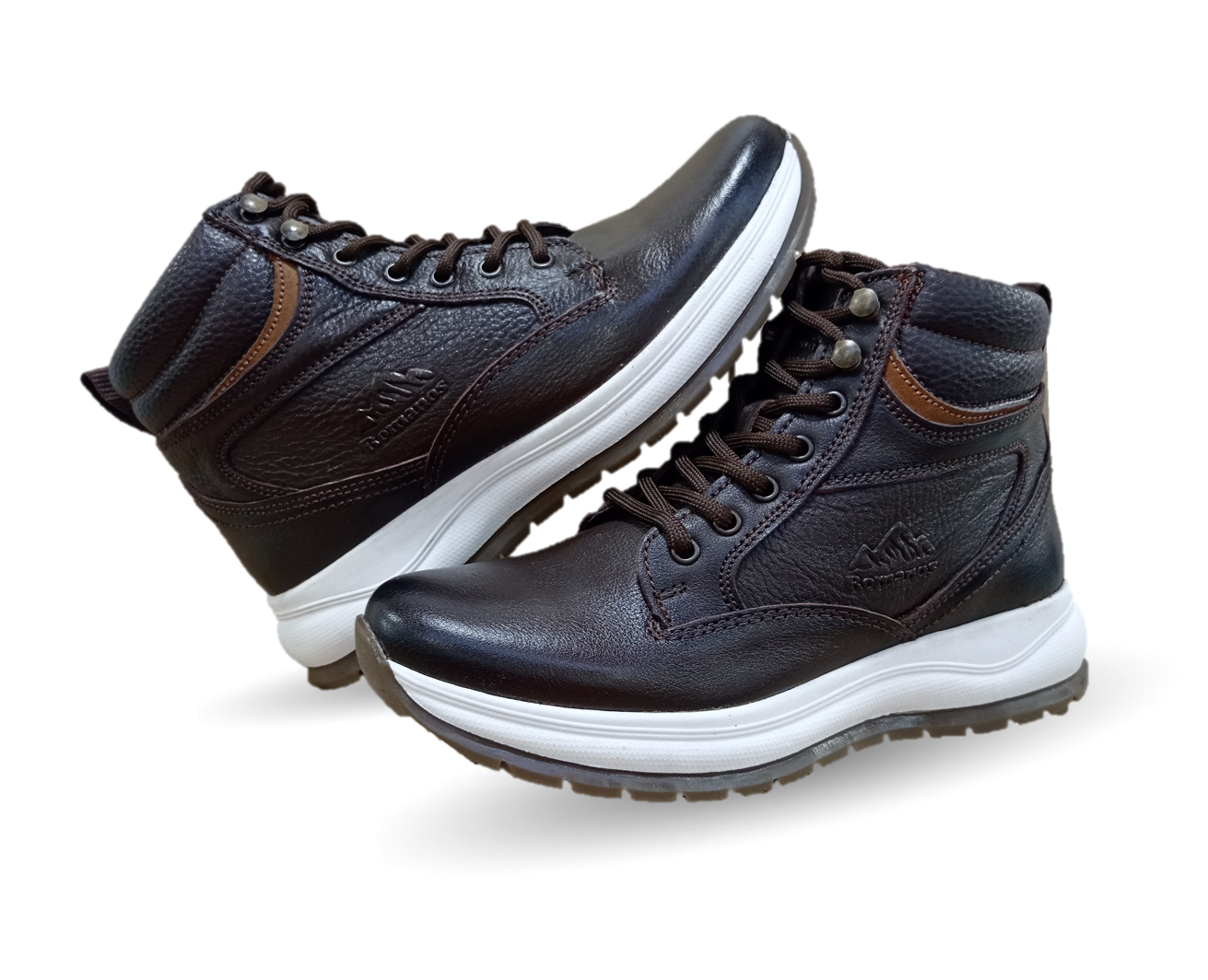 Bota Casual de piel Romano 7881 Lisboa Café para hombre