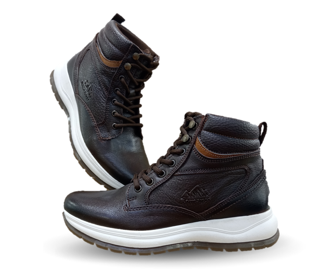 Bota Casual de piel Romano 7881 Lisboa Café para hombre