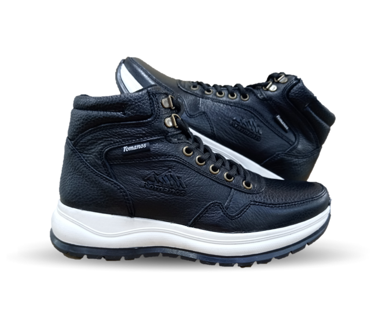 Bota Casual de piel Romano 7886 Color Lisboa Negro