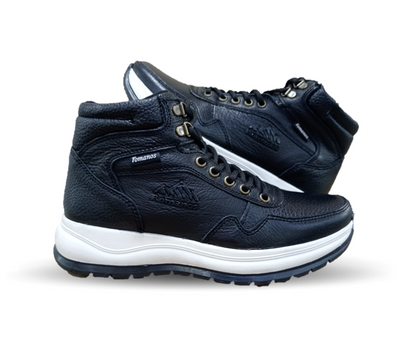Bota Casual de piel Romano 7886 Color Lisboa Negro