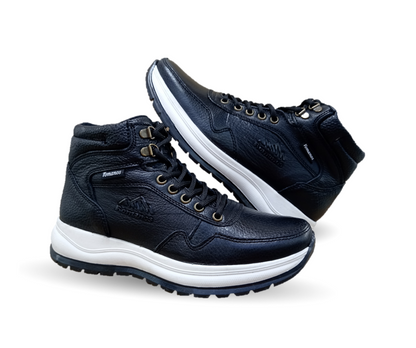 Bota Casual de piel Romano 7886 Color Lisboa Negro