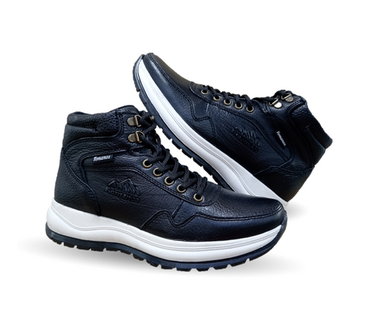Bota Casual de piel Romano 7886 Color Lisboa Negro