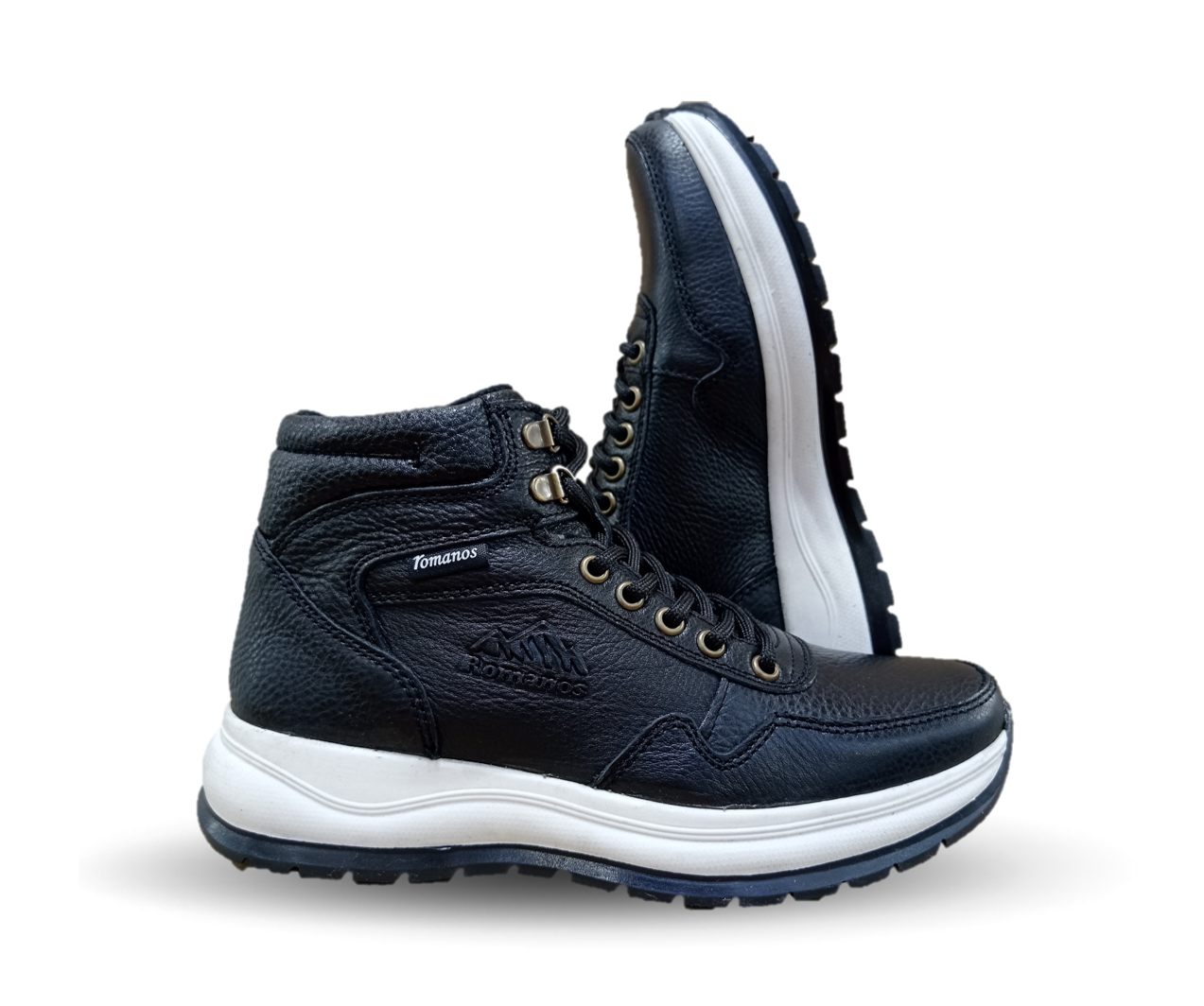 Bota Casual de piel Romano 7886 Color Lisboa Negro