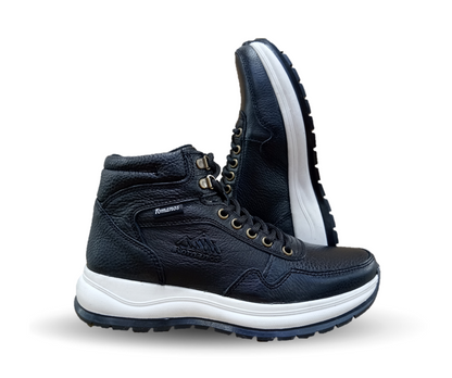 Bota Casual de piel Romano 7886 Color Lisboa Negro