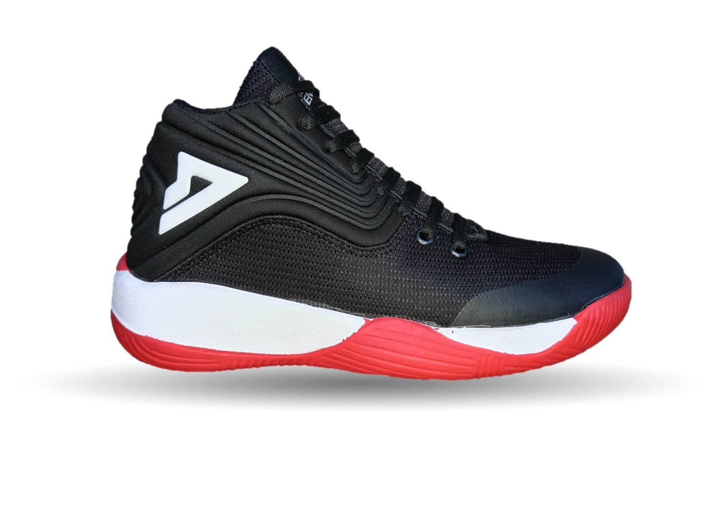 Tenis Deportivo para baloncesto Saetta Premier 6070 Negro/Rojo para hombre