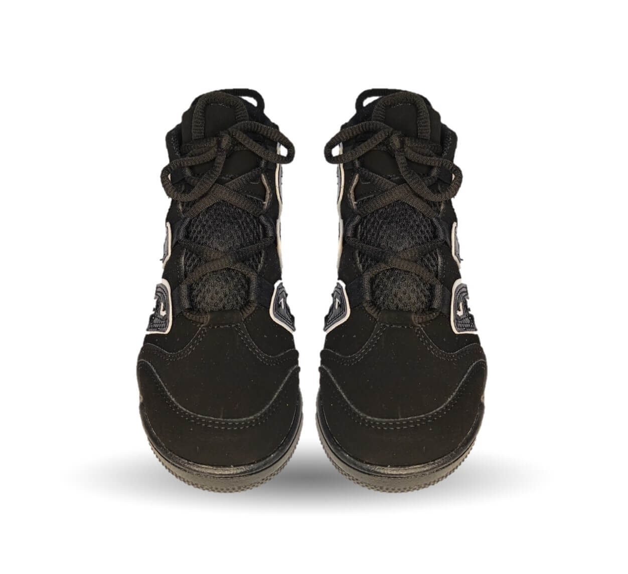 Tenis Deportivo con agujetas Samauro 17000 Negro/Blanco para niño