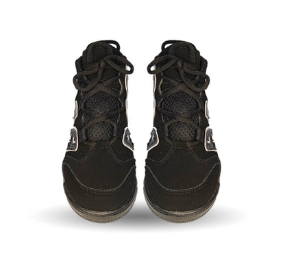 Tenis Deportivo con agujetas Samauro 17000 Negro/Blanco para niño