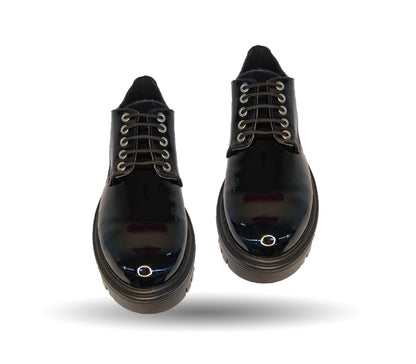 Zapato Casual y Escolar Scandalo 1862 Charol Negro para mujer