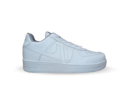 Tenis Urbano y Escolar Shadow 2022 Blanco/Blanco para niña y mujer
