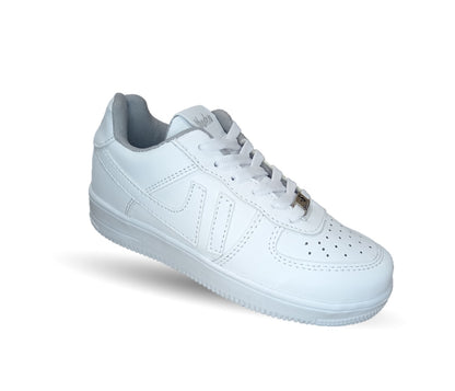 Tenis Urbano y Escolar Shadow 2022 Blanco/Blanco para niña y mujer