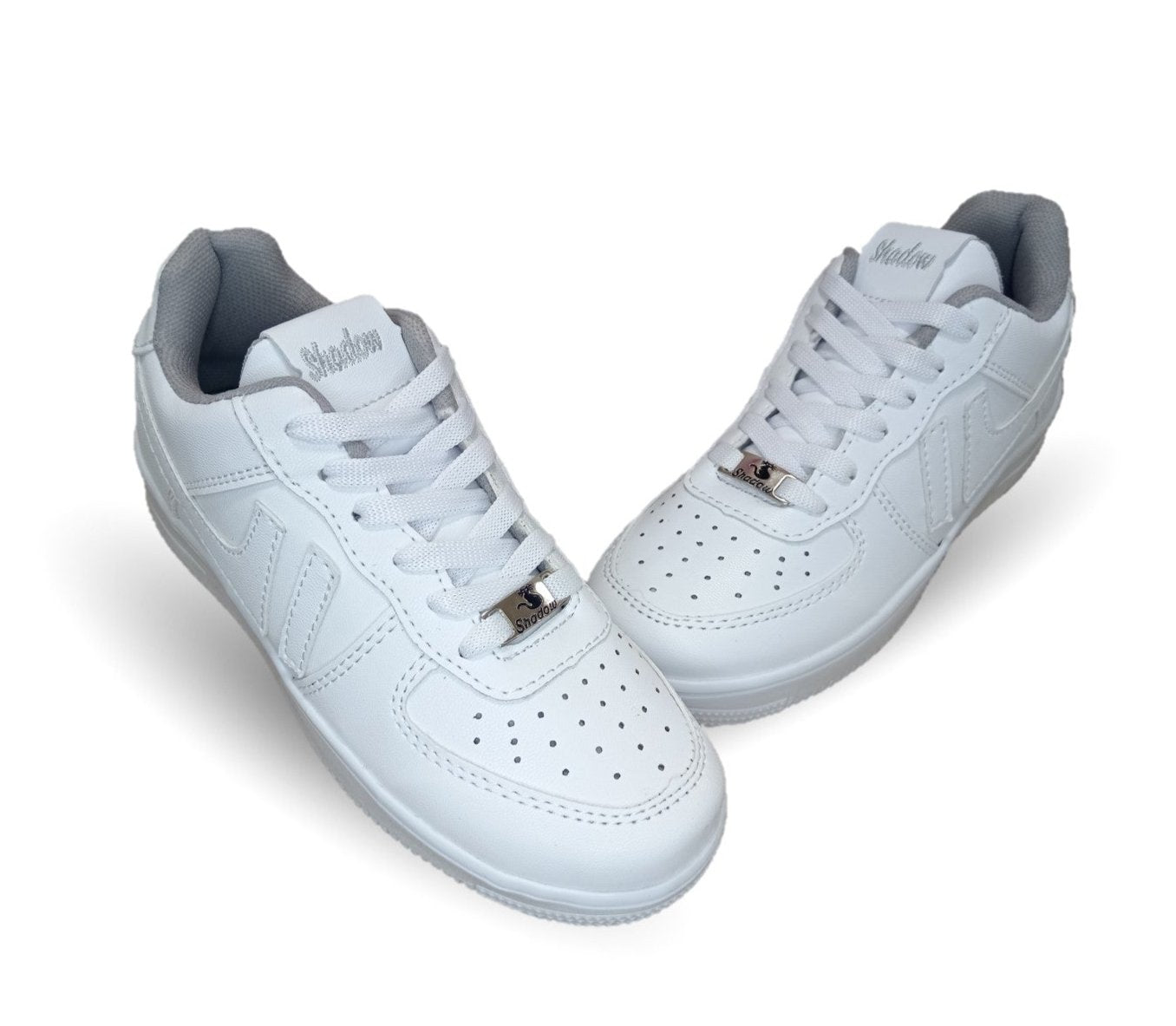 Tenis Urbano y Escolar Shadow 2022 Blanco/Blanco para niña y mujer