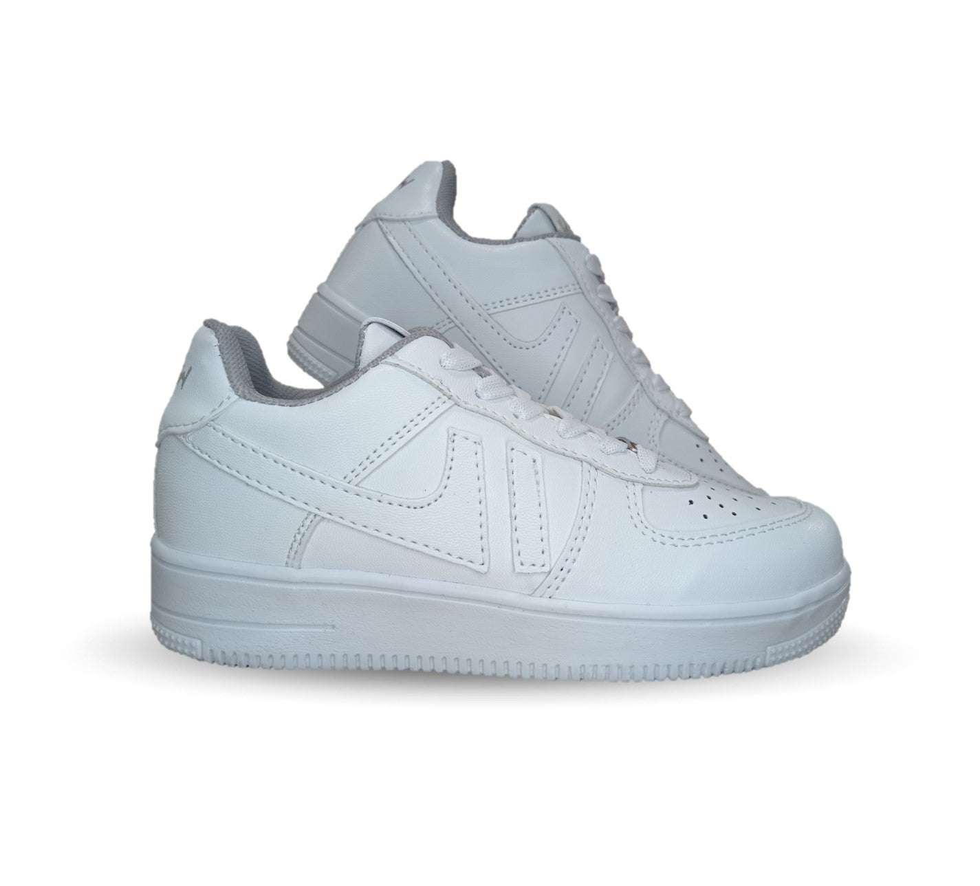 Tenis Urbano y Escolar Shadow 2022 Blanco/Blanco para niña y mujer