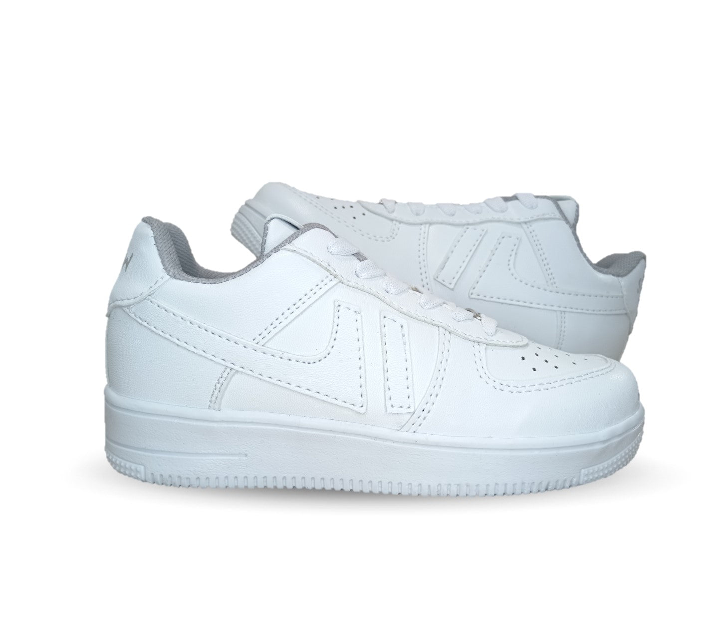 Tenis Urbano y Escolar Shadow 2022 Blanco/Blanco para niña y mujer