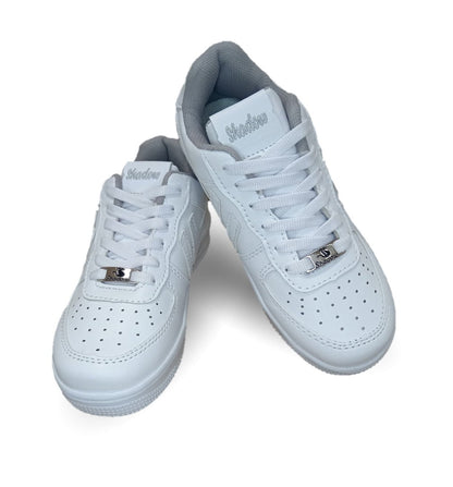 Tenis Urbano y Escolar Shadow 2022 Blanco/Blanco para niña y mujer
