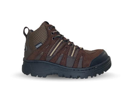 Botas Industriales y Casuales con casco dieléctrico Shadow 2048 Café Unisex para mujer y hombre