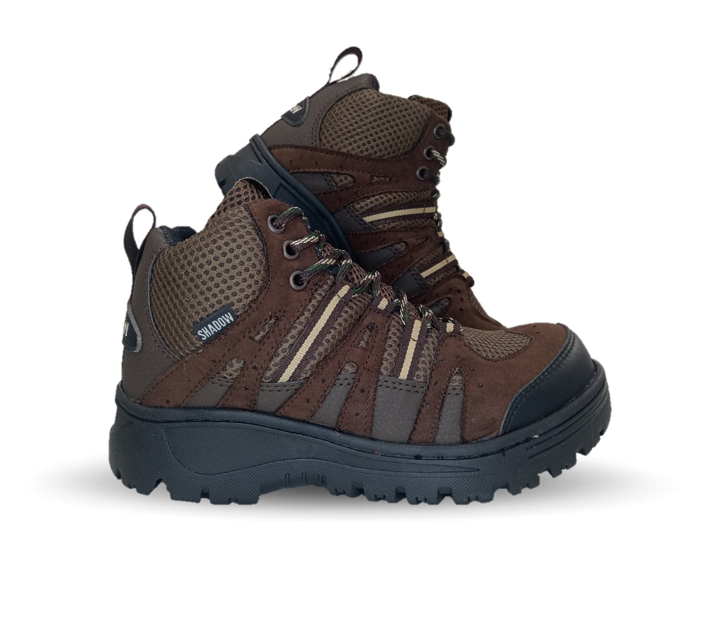 Botas Industriales y Casuales con casco dieléctrico Shadow 2048 Café Unisex para mujer y hombre