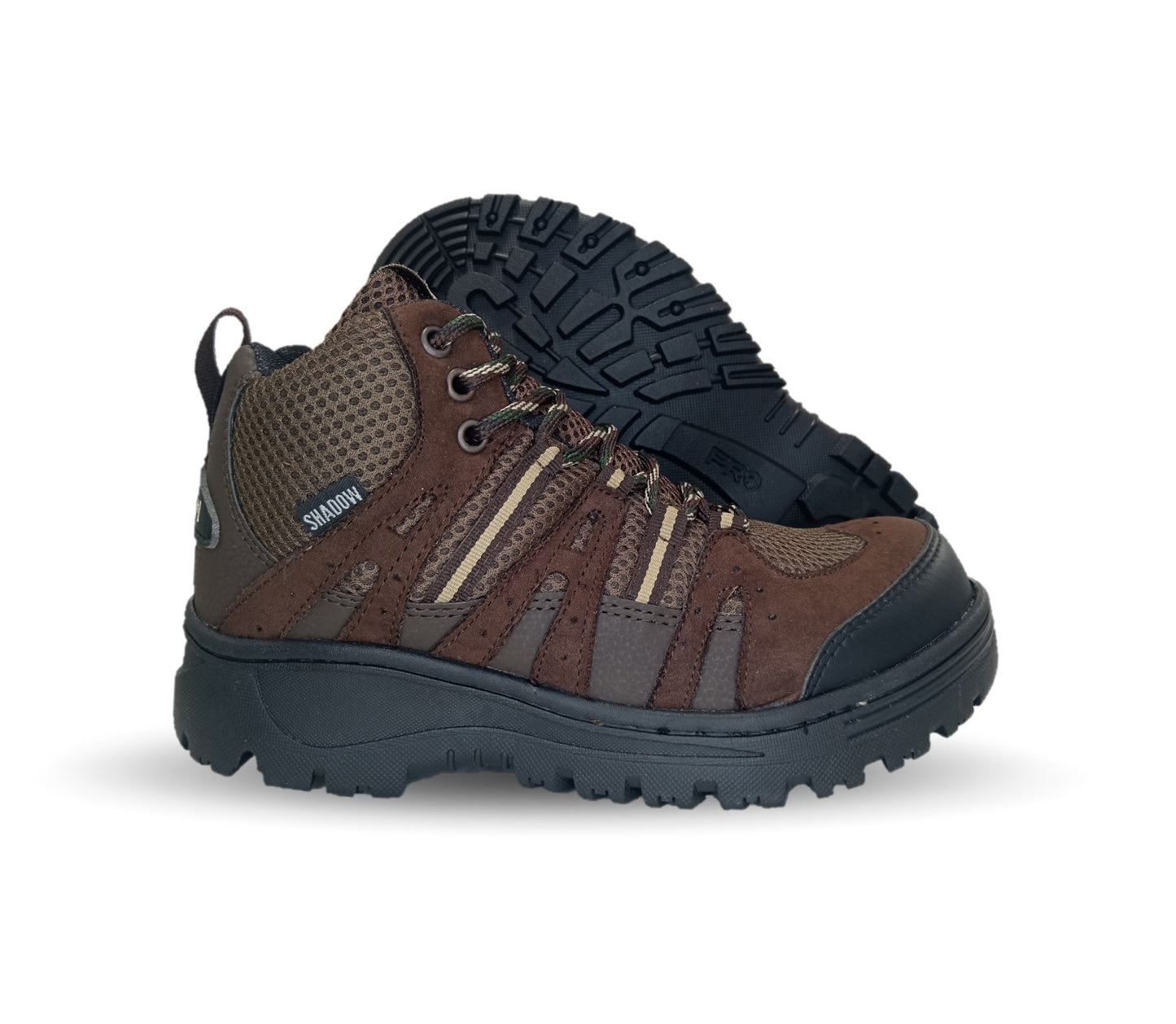 Botas Industriales y Casuales con casco dieléctrico Shadow 2048 Café Unisex para mujer y hombre