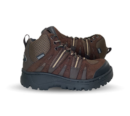Botas Industriales y Casuales con casco dieléctrico Shadow 2048 Café Unisex para mujer y hombre