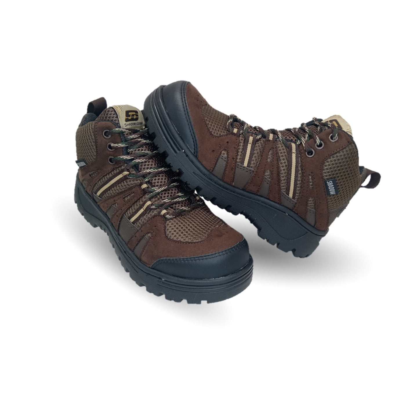 Botas Industriales y Casuales con casco dieléctrico Shadow 2048 Café Unisex para mujer y hombre