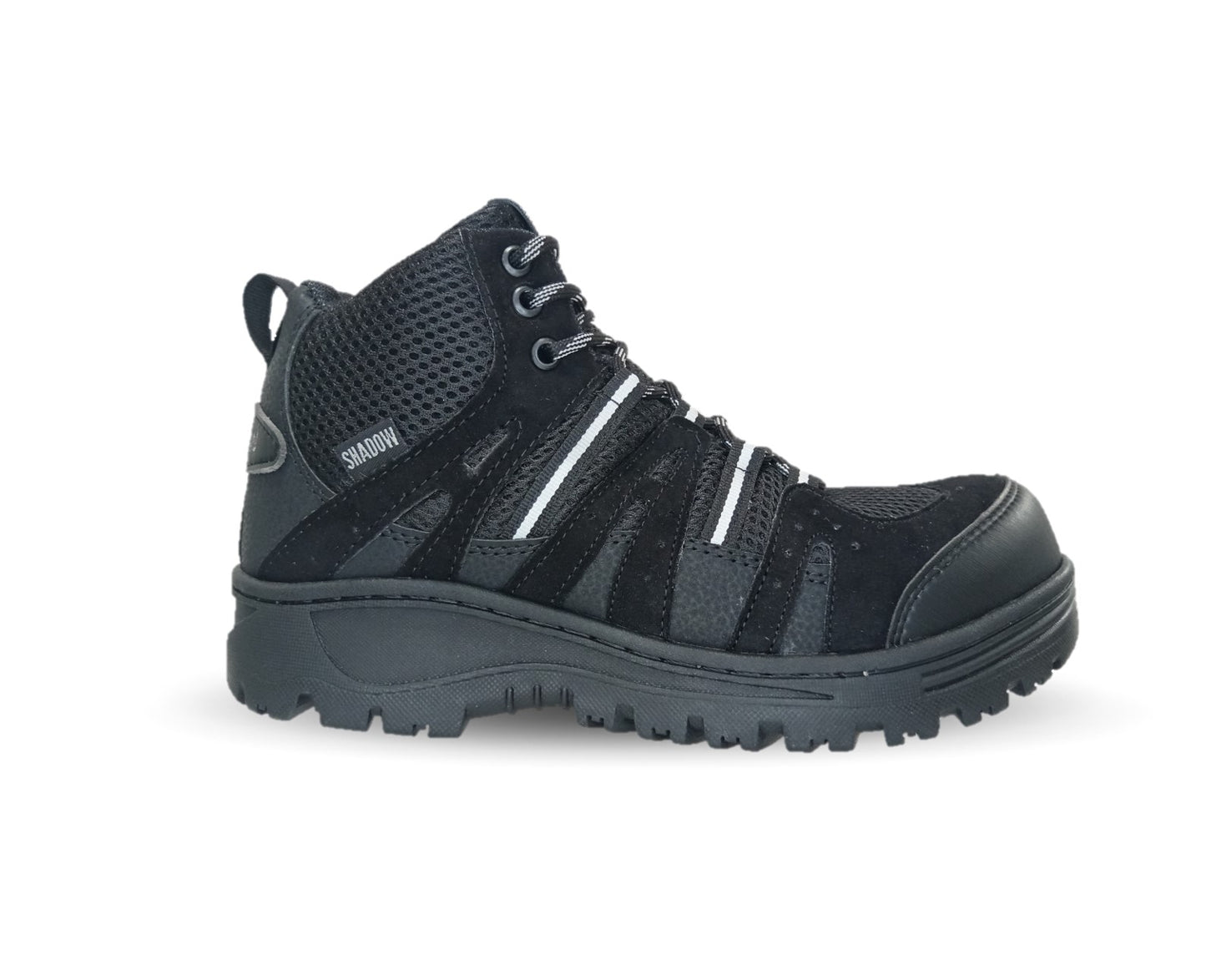 Botas Industriales y Casuales con casco dieléctrico Shadow 2048 Negro Unisex para mujer y hombre