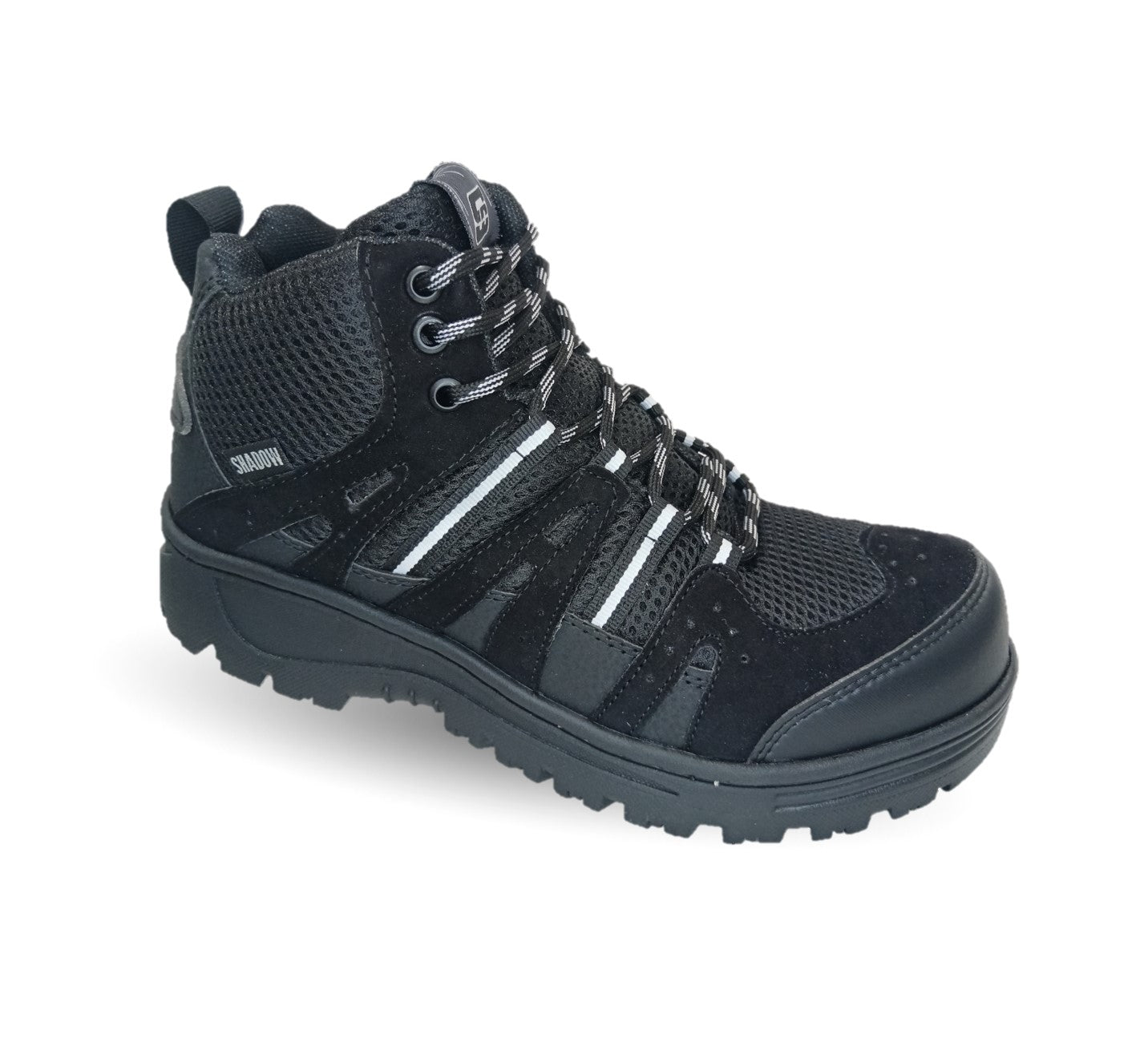 Botas Industriales y Casuales con casco dieléctrico Shadow 2048 Negro Unisex para mujer y hombre
