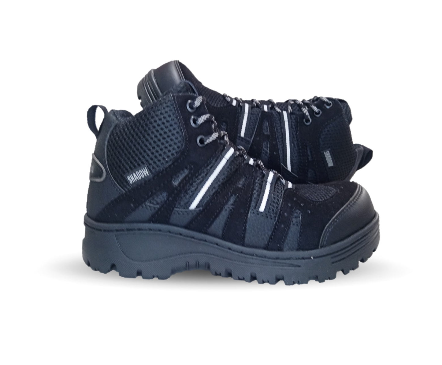 Botas Industriales y Casuales con casco dieléctrico Shadow 2048 Negro Unisex para mujer y hombre