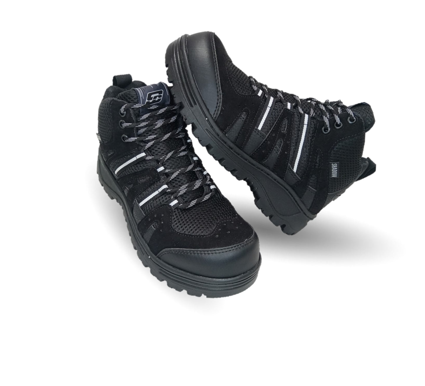 Botas Industriales y Casuales con casco dieléctrico Shadow 2048 Negro Unisex para mujer y hombre