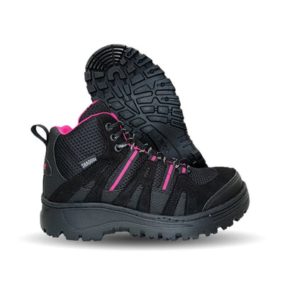 Botas Industriales y Casuales con casco dieléctrico Shadow 2048 Negro/Fiusha para mujer
