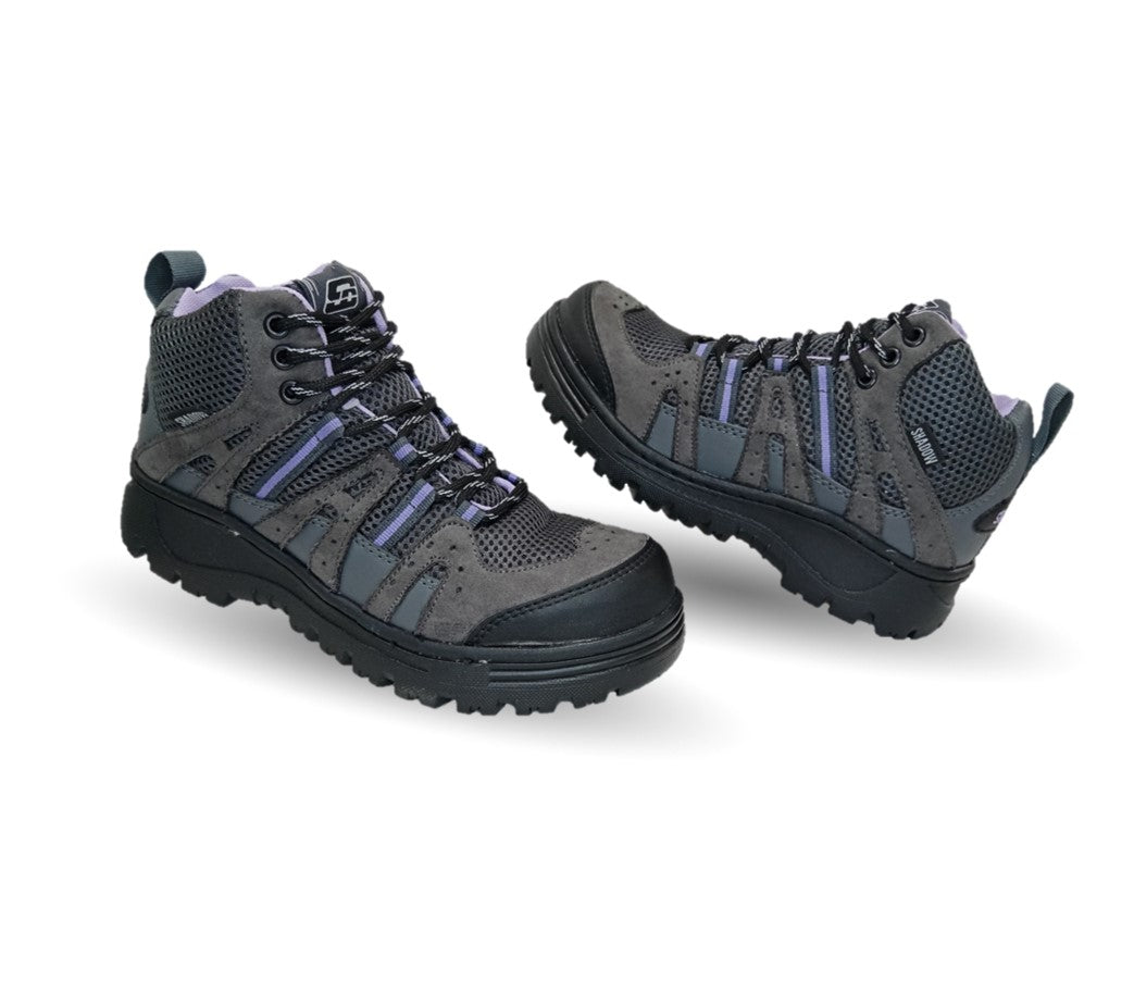 Botas Industriales y Casuales con casco dieléctrico Shadow 2048 Oxford/Lila para mujer