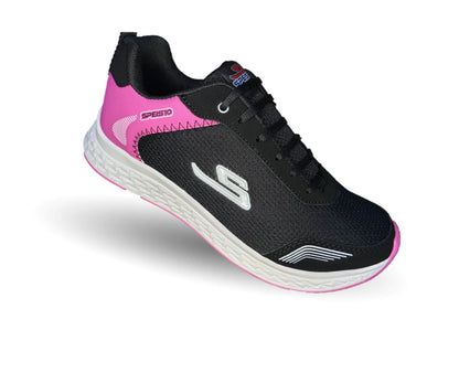 Tenis Deportivo Speis 716 Negro/Fiusha para mujer