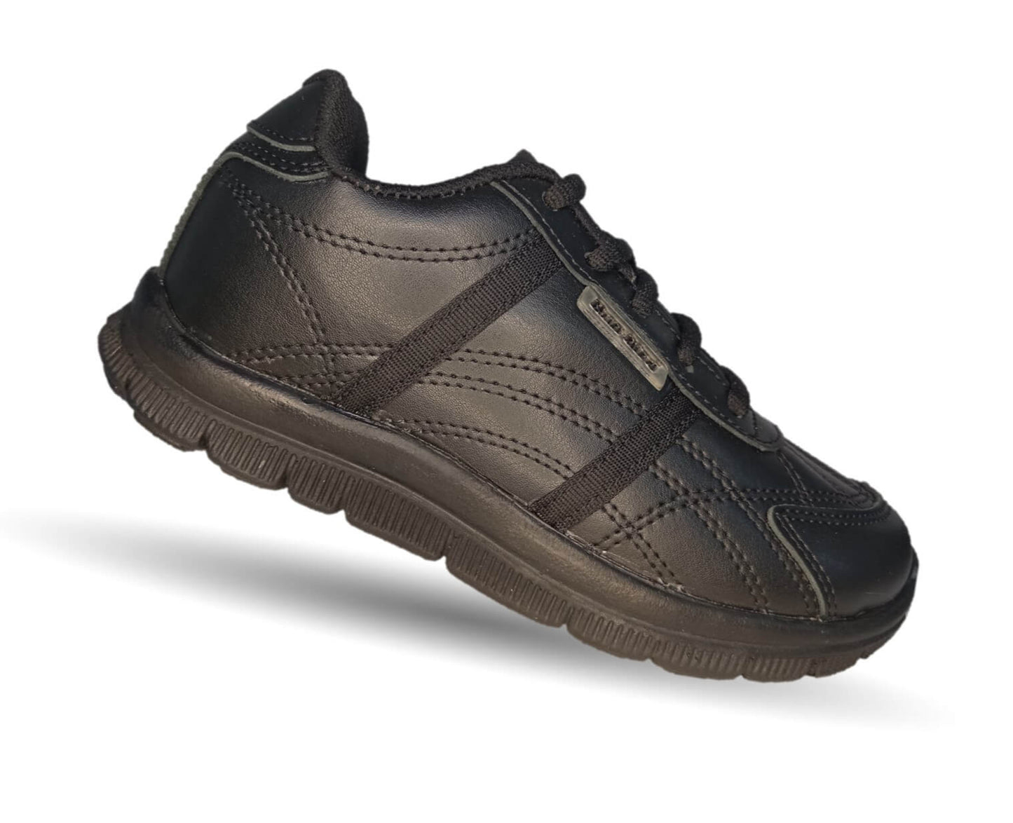 Tenis Deportivo de piel con agujetas Sport Shoes 1959 Negro Unisex para niño, niña, joven, mujer y hombre